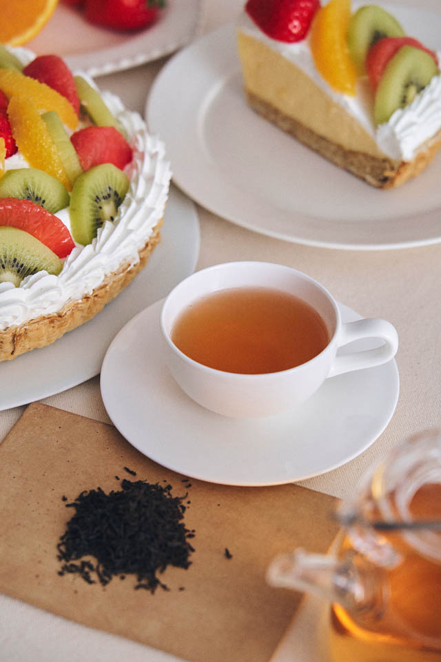 フレッシュ果実×茶葉 - ビブリオテークの春デザートフェア「春、果実とお茶と。」開催へ