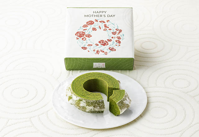 春限定 ねんりん家 博多阪急店「お抹茶 バームクーヘン」がホールタイプになって新登場