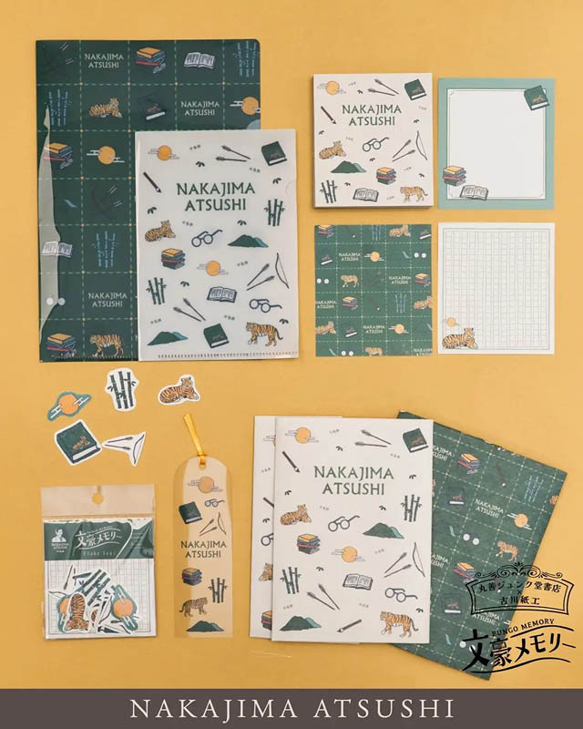 丸善ジュンク堂書店×古川紙工 オリジナルステーショナリー「文豪メモリー」第2弾登場