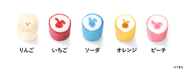 ラヴィット！公式キャラクター ラッピー×パパブブレ コラボキャンディ発売