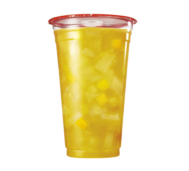 ミスタードーナツ - 台湾発祥の伝統的なお菓子を使った「ぷにゅんフングイフルーツティ」がより一層おいしくなって新登場