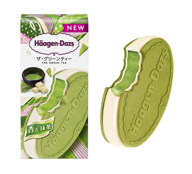 ハーゲンダッツ - クリスピーサンドが登場から25周年「ザ・グリーンティー」全国発売へ