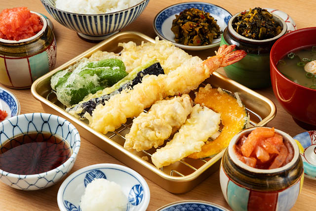 明太子＆いか明太 食べ放題「博多の天ぷら喜水丸」博多区上川端町にオープン